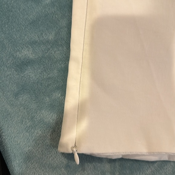 Zara white bustier crop top with crystals - Picture 8 of 10